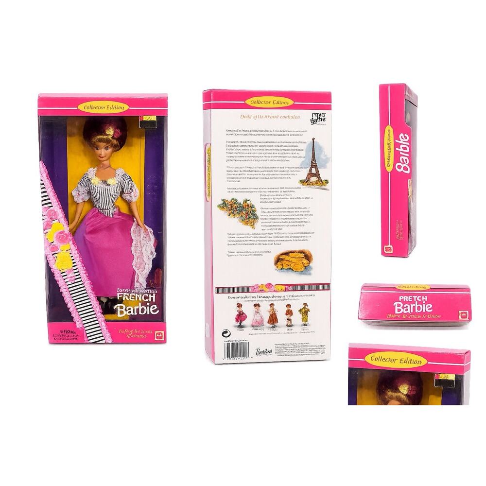 Vintage 1994 French Barbie Dolls of the World Collector Edition NRFB Mattel